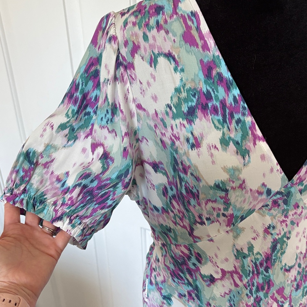 a new day Multicolor Maxi Dress With Deep V Neck - Picture 3 of 16